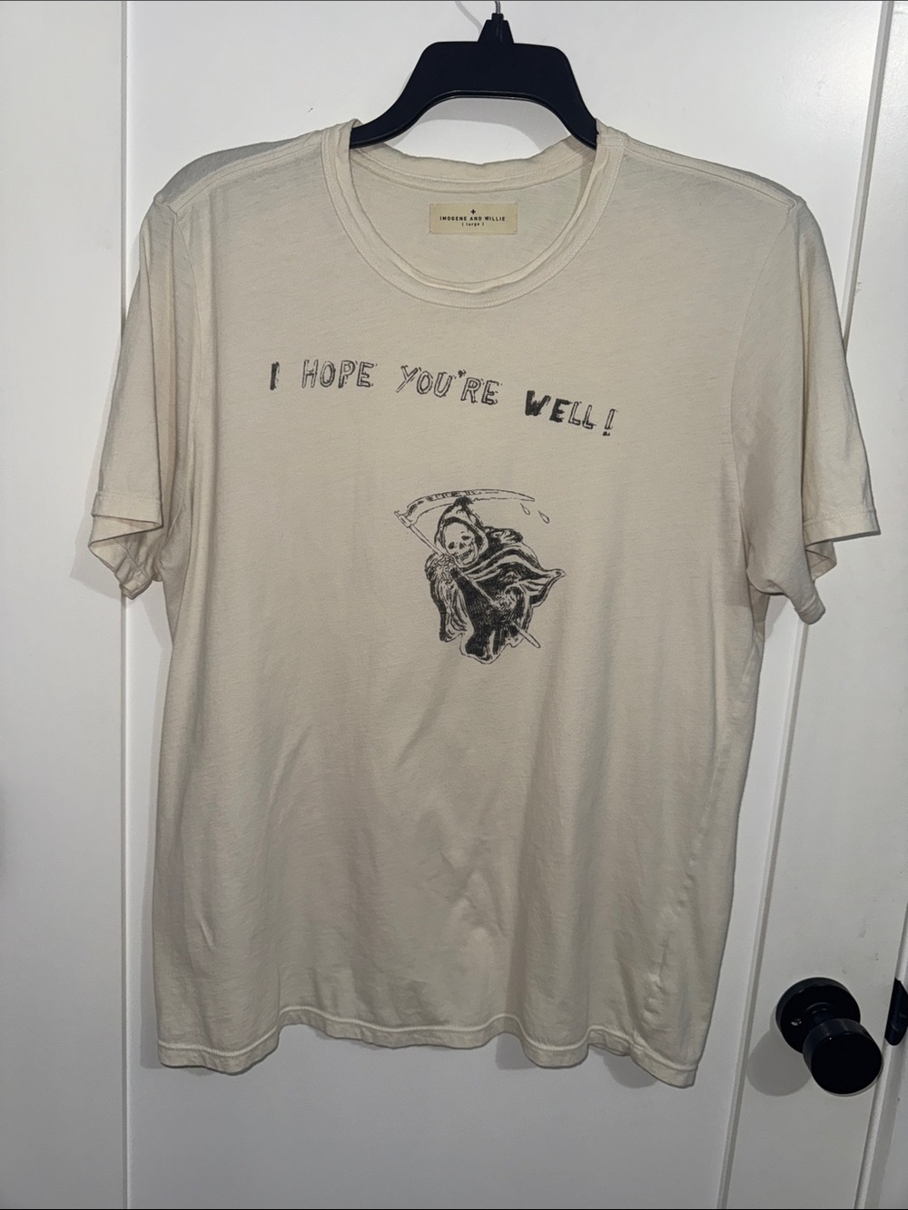 Imogene and Willie I HOPE YOU’RE WELL t-shirt L